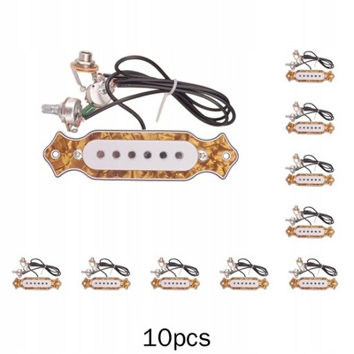 10x Soundhole Prewired Active Pickup 6 String Do