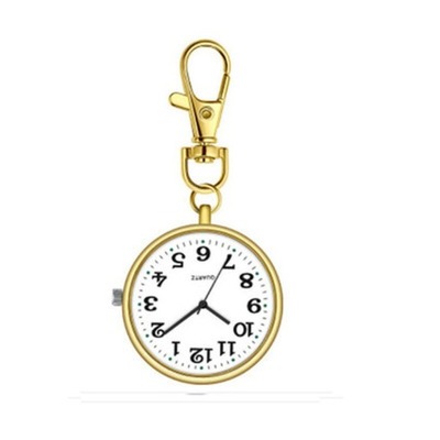 zegarek kieszonkowy dla pielęgniarki brelok złoty