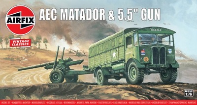 Airfix 01314V AEC Matador + 5.5inch Gun 1:76