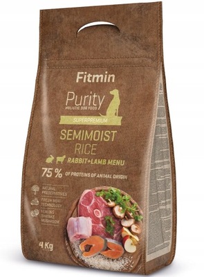 Fitmin dog Purity Rice Semimoist Rabbit&Lamb