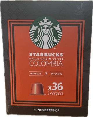 Kapsułki Nespresso Starbucks Colombia 36sztuk