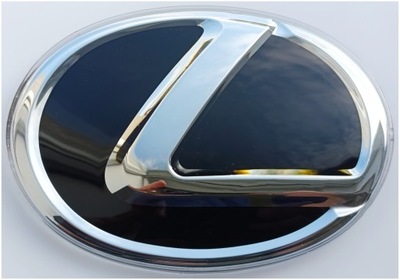 EMBLEM LEXUS 100X70MM BLACK CHROME  