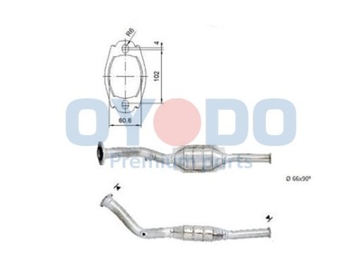 CATALIZADOR CITROEN PEUGEOT 1.8  