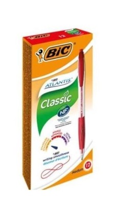DŁUGOPIS ATLANTIS CLASSIC CZERWONY (12 SZT)