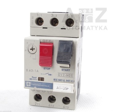 TELEMECANIQUE GV2-M05 GV2M05 0.63-1A IEC 947-2, 947-4-1