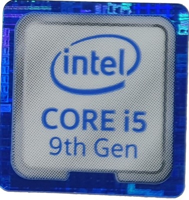 Naklejka INTEL CORE i5 9th GEN 18x18mm [47]