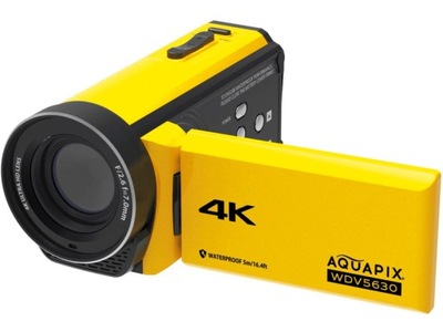 Kamera podwodna EASYPIX Aquapix WDV5630 4K Żółta
