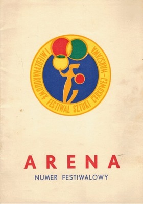 Arena numer festiwalowy Sztuki Cyrkowej 1956