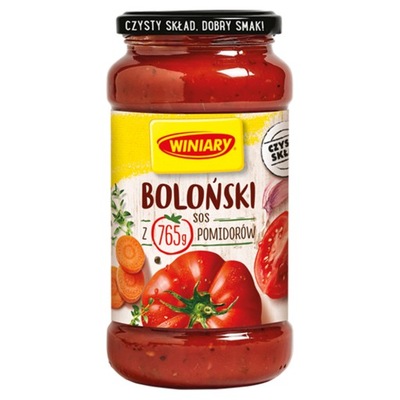 WINIARY Sos Boloński do spaghetti danie słoik 500g