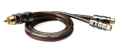 Sinuslive YX-1 adapter rozgałęźnik rozdzielacz RCA CINCH gniazdo x2 wtyk x1