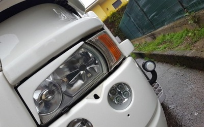 Накладки на фари abs scania r, g комплект ліва+ права білий фото №1