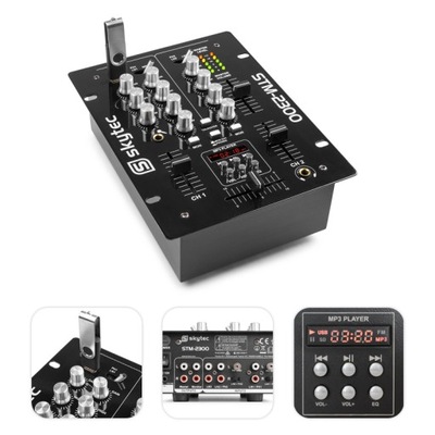 Mikser 2-kanałowy SkyTec STM-2300 USB MP3