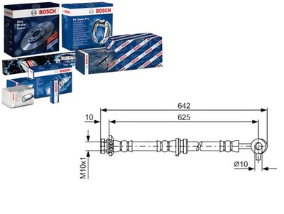 CABLE HAM ELÁSTICO BOSCH 1987481572 BOSCH 1 987 481 572 CABLE  