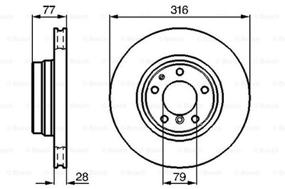 ДИСКИ ТОРМОЗНЫЕ ТОРМОЗНЫЕ + КОЛОДКИ, КОМПЛЕКТ BOSCH 986478622