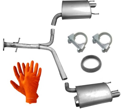 Lexus is 250 2.5i 153kw od 08/2005r. sedan труба глушники кінцеві l+p фото №1