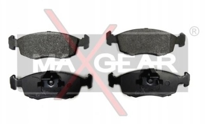 Гальмівні колодки гальмівні max gear перед fiat doblo фото №1