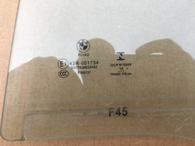 Стекло дверь левый задняя bmw 2 f45 active tourer 16rd фото №1