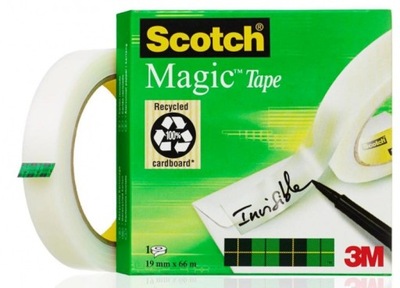 Taśma klejąca 3M Scotch Magic 19mm x66m