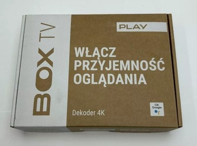 DEKODER PLAY TV BOX NIEOTWIERANY