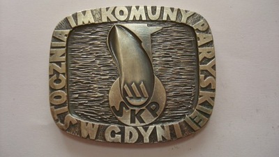 MEDAL STOCZNIA GDYNIA 1975 srebrzony