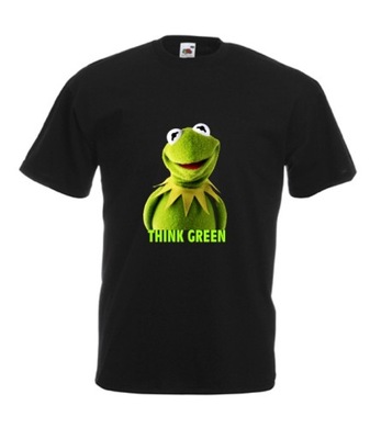 S KOSZULKA MĘSKA KERMIT ŻABA MUPPET WZORY