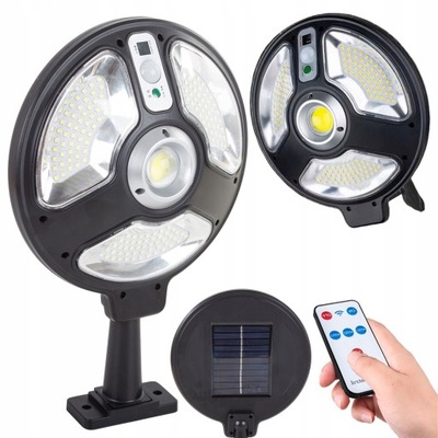 LAMPA SOLARNA 150 LED Z CZUJNIKIEM RUCHU ZMIERZCHU