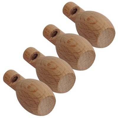 Mini Toys Drewniany gwizdek dla dzieci 4 szt