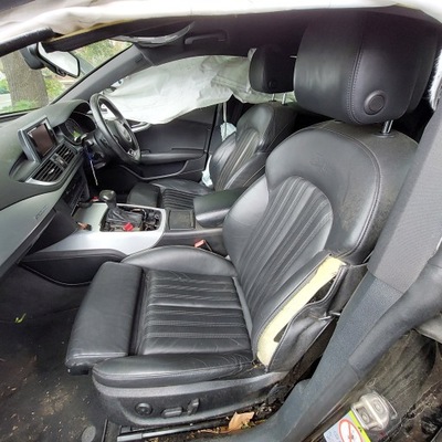 Audi a7 s-line комплект сидений кожаных + обшивки фото №1