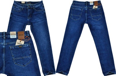 Spodnie męskie dżinsowe jeans Evin VG1976 pas 98 cm 38/34