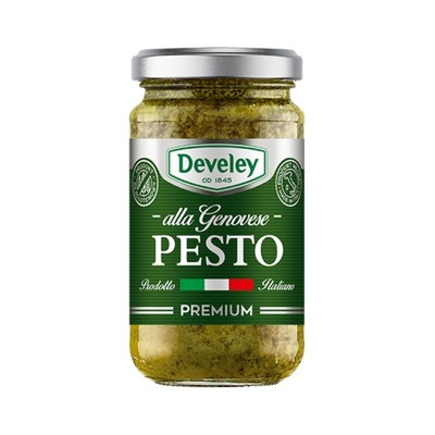 Pesto Sos DEVELEY Zielone Bazylia Alla Genovese Premium Słoik 190 g