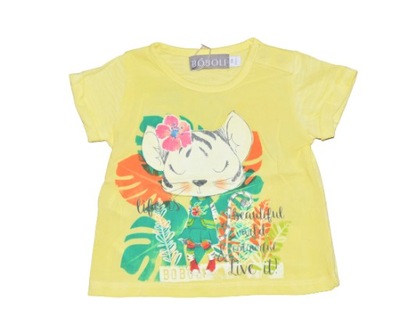 BOBOLI CUDNA BLUZKA T-SHIRT NOWA 3M 62