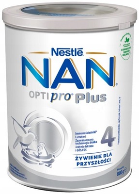 NESTLE NAN OPTIPRO Plus 4 mleko modyfikowane 800 g