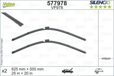 ДВОРНИК ЩЕТКИ 650\/500MM AUDI A6,A7,A8,Q7,Q8, E-TRON 05.15- SILENCIO SE фото