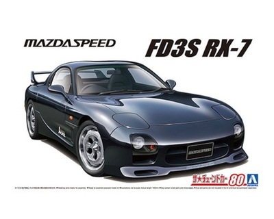 Aoshima 06494 1/24 TC#80 MAZDASPEED A-SPEC FD3S RX-7 '99 (MAZDA)