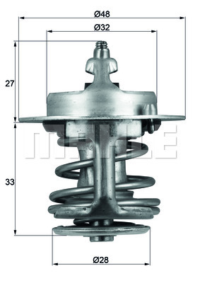 TERMOSTATAS SISTEMOS AUŠINIMO TX 63 83 