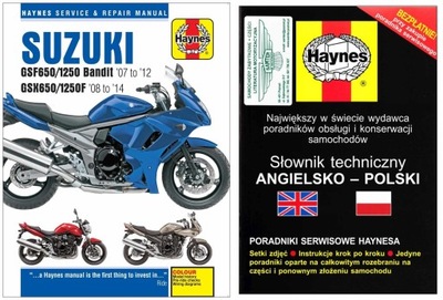 SUZUKI GSF 650 1250 BANDIT GSX 650 1250 F (2007-14) MANUAL +GRATIS 24H  