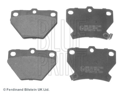 ZAPATAS DE FRENADO PARTE TRASERA BLUE PRINT ADT342114  