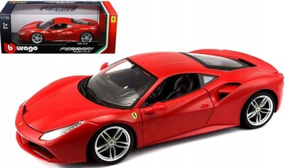 Ferrari 488 GTB Red 1:18 BBURAGO