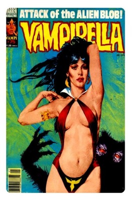 Magnes stara okładka 1979 Vampirella komiks