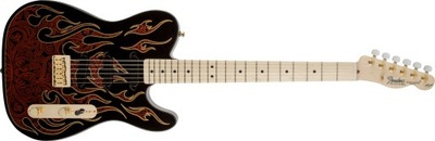 Fender James Burton Tele Red Paisley Gitara elektr