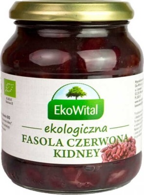 Fasola czerwona kidney w zalewie BIO 360 g / 240 g EkoWital