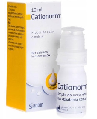 Cationorm nawilżające krople do oczu 10 ml