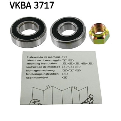 JUEGO COJINETE RUEDAS SKF VKBA 3717  