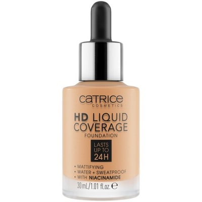 CATRICE HD Liquid Coverage podkład do twarzy matujący 034 Medium Beige