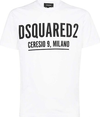 DSQUARED2 MILANO włoski t-shirt koszulka męska M