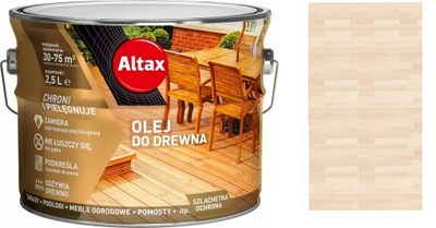 ALTAX OLEJ DO DREWNA TARASÓW 2,5L BIELONY