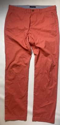 Tommy Hilfiger Chino RÓŻOWE Spodnie W 36 L 35