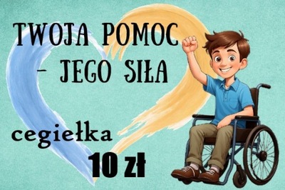 Cegiełka charytatywna - pomóż Pawłowi