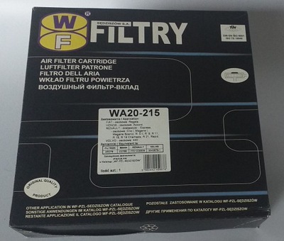 Pzl filters wa20215 фільтр повітря фото №1