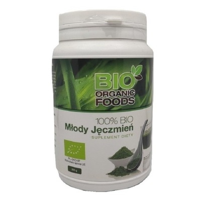 100% BIO Młody Jęczmień 300g Bio Organic Foods